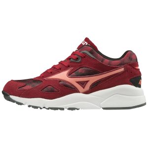 Mizuno Sky Medal Falling Leaves Mens Sneakers Canada - Red